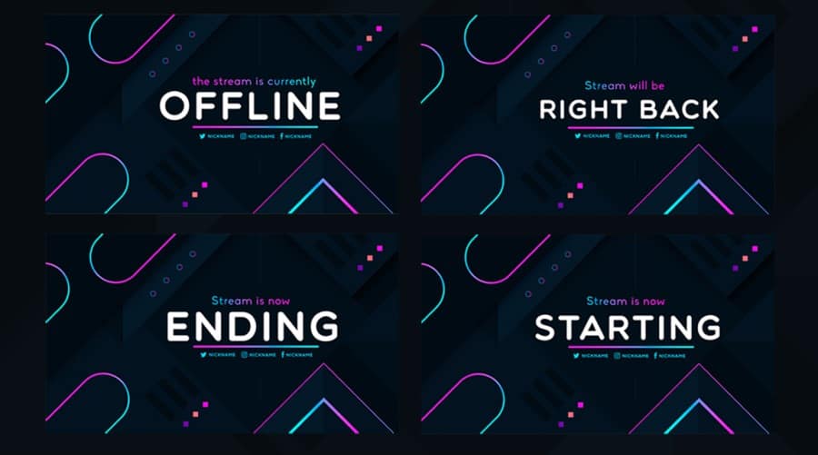 51+ Stream Starting Soon Screens (Free & Premium) | StreamCrown