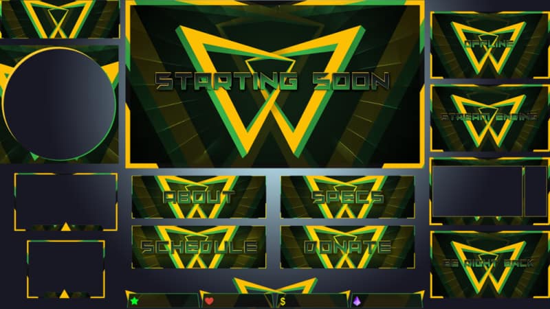 warrior free twich overlay