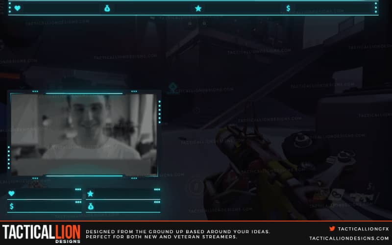 Animated Webcam Overlay by Tactical Lion Designs