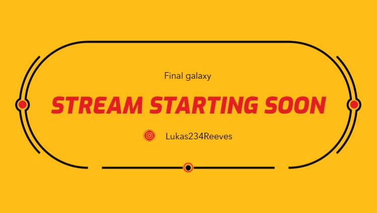Customizable Stream Starting Soon screen template on Placeit
