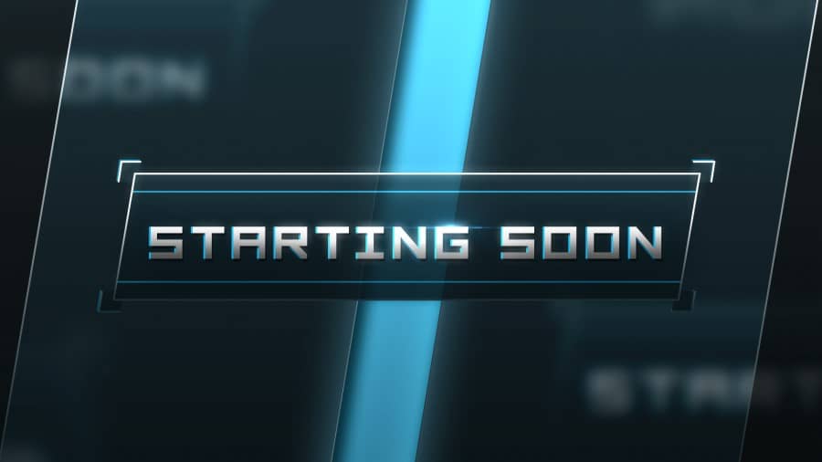 Stream Starting Soon screen FREE template on Gael Level