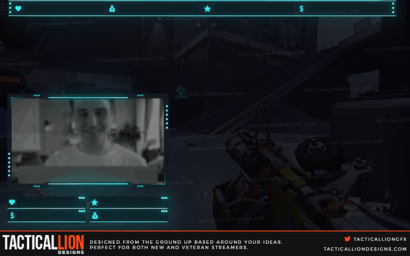 Animated Webcam Overlay by Tactical Lion Designs