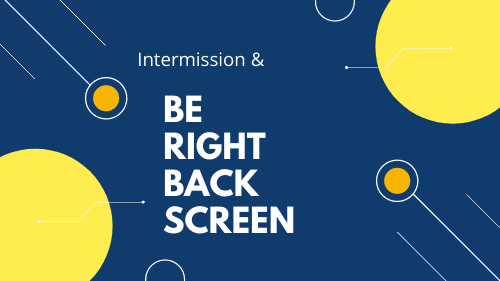 Be Right Back Screen