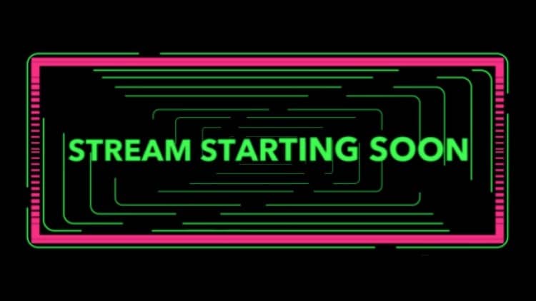 customizable PREMIUM Stream Starting Soon screen template on Placeit